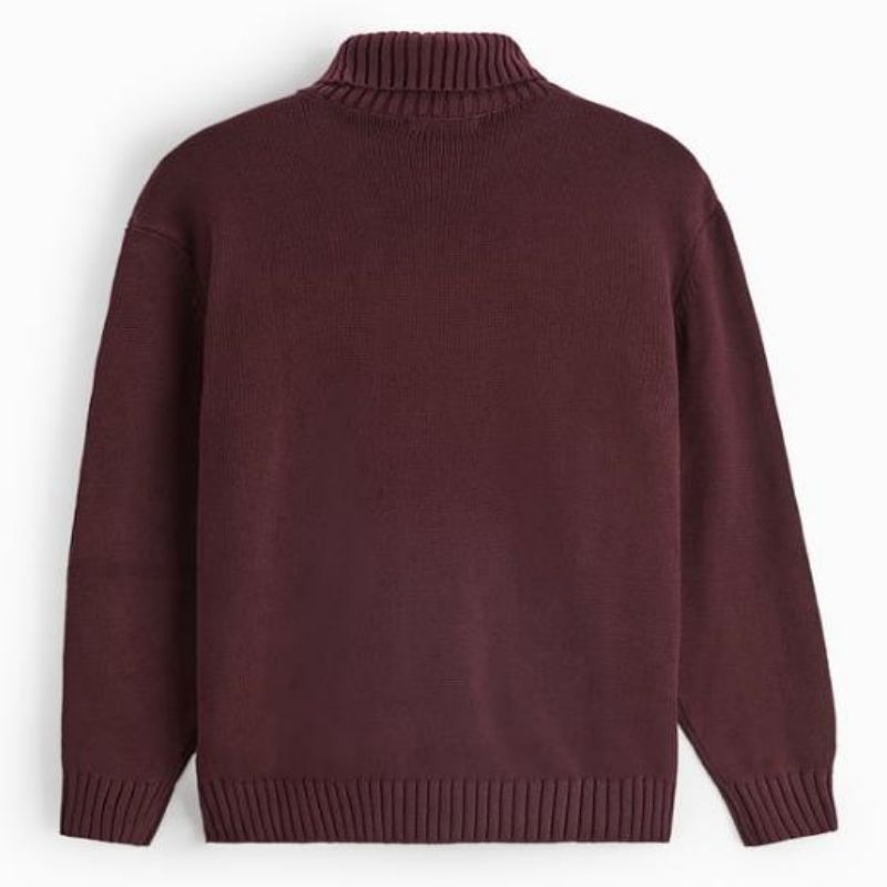 2023 г. Зимен топъл пуловер пуловер за мъже за мъже